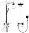 Душевая стойка Hansgrohe Raindance Select 27126400