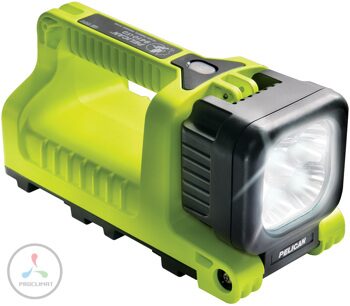 Большой аккумуляторный фонарь Pelican, желтый 9410L,LED LI-ION,110v,YW