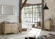 Комплект мебели для ванной Villeroy&Boch True Oak A881Q1MR+51510001+A480A000