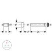 Переходник Geberit, колена смыва 118.026.21.1