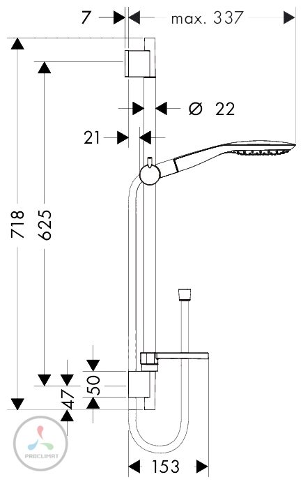 Душевой набор Hansgrohe Raindance Select E 27856000