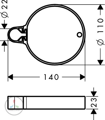 Мыльница Hansgrohe Cassetta 28678000