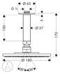 Верхний душ Hansgrohe Raindance S 180 Air 1jet 27472000