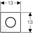 Ручной пневмопривод смыва для писсуара Geberit Sigma10 116.015.KH.