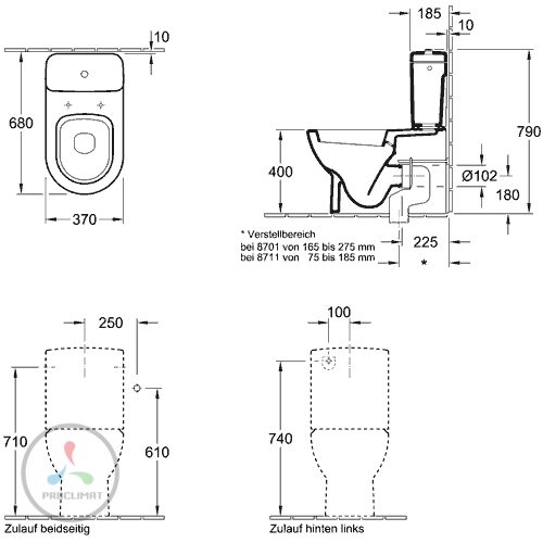 Унитаз Villeroy & Boch Subway 661010R1