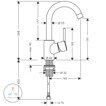 Смеситель для умывальника Hansgrohe Talis S 32070000