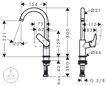 Смеситель для раковины Hansgrohe Logis 71131000