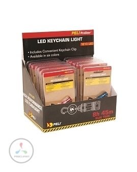 Набор Peli (12 штук) фонарей Peli 1810 в единой упаковке Peli 1810M,KEYCHAIN LIGHT,12-PK.MRCH,AST,PELI
