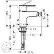 Смеситель для биде Hansgrohe Talis E2 31622000