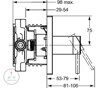 Смеситель для душа Hansa Designo 41109573