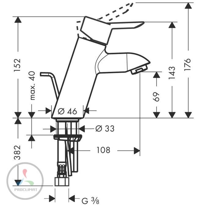 Смеситель для раковины Hansgrohe Focus S 31701000