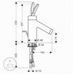 Смеситель для раковины Axor Starck 10010000