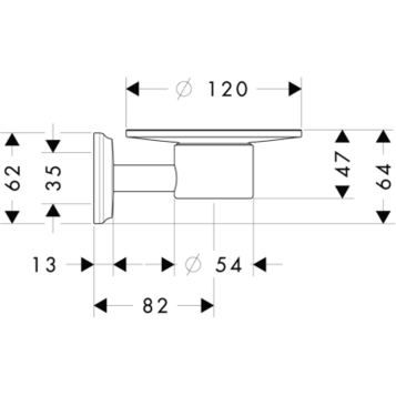 Мыльница Hansgrohe Logis Classic 41615000