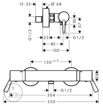 Термостат для душа Hansgrohe Ecostat 13117000