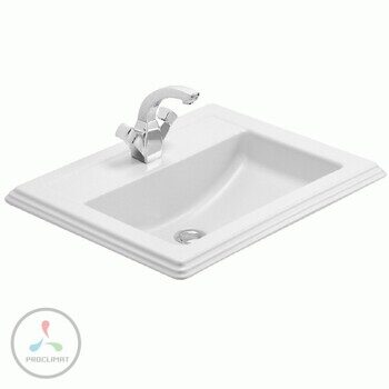 Умывальник встраиваемый Villeroy & Boch Hommage 710263R2