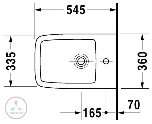 Биде подвесное Duravit PuraVida 2247150000